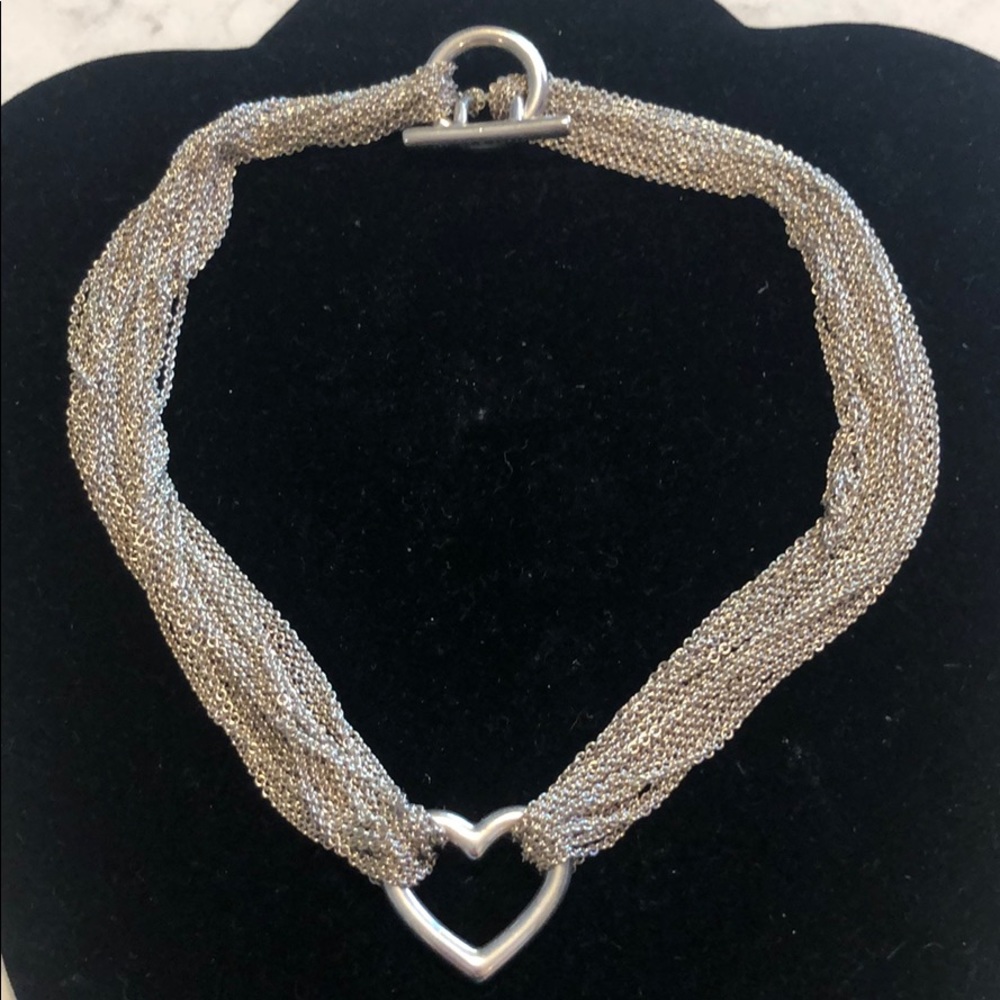 Tiffany & Co Sterling Silver Heart necklace.